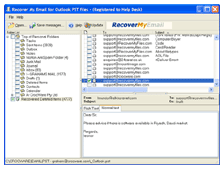 Recover Deleted Email Screenshot